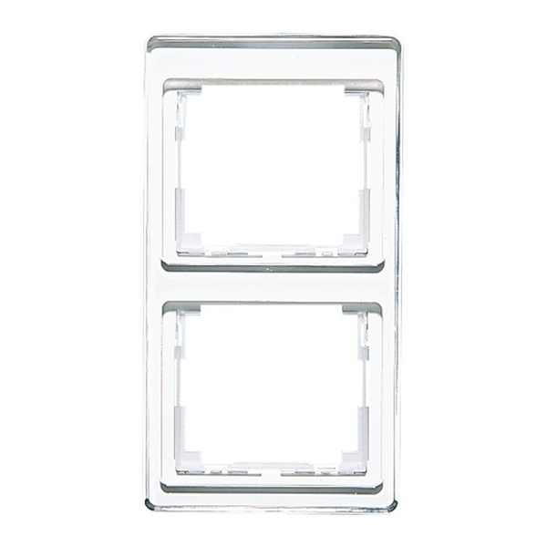 Рамка Jung SL500 для вертикальной установки 2-ая Белый