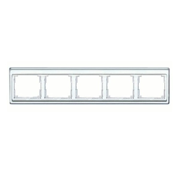 Рамка Jung SL500 для горизонтальной установки 5-ая Белый