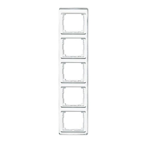 Рамка Jung SL500 для вертикальной установки 5-ая Белый