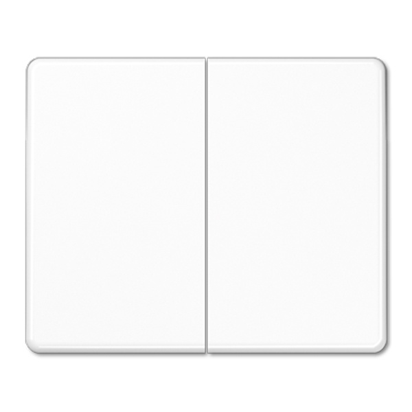 Клавиша 2-ая Jung SL500 для двухклавишного выключателя или кнопки Белый