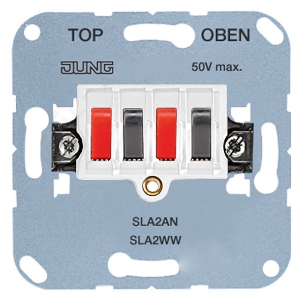 Акустическая розетка Jung 2 местная белый механизм