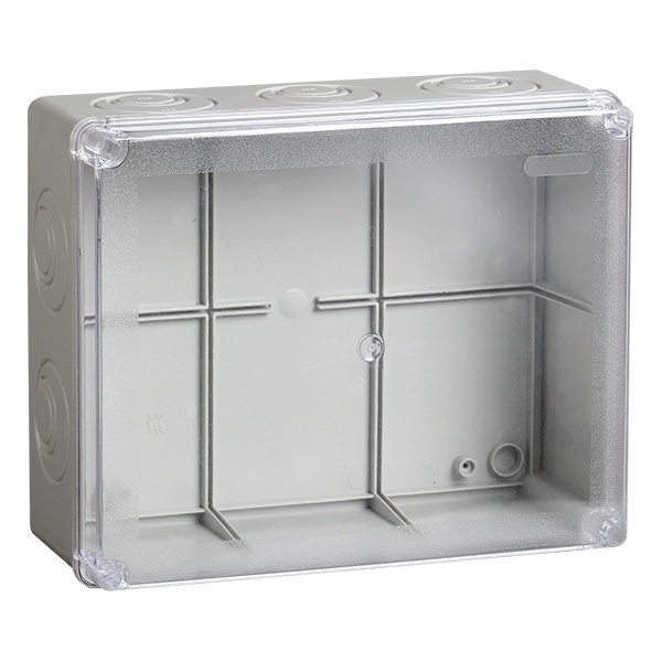 Коробка ответвительная Express DKC 150х110х70 с гладкими стенками прозрачная IP56