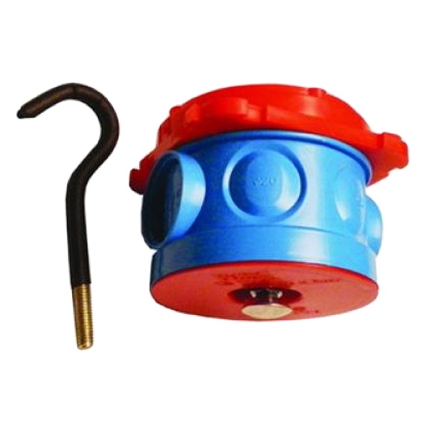 Коробка потолочная DKC d 70 мм глубина 57 мм с крюком для заливки в бетон