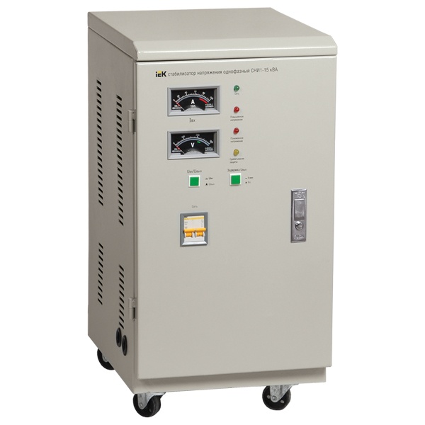 Стабилизатор напряжения ИЭК СНИ1-15 кВА однофазный