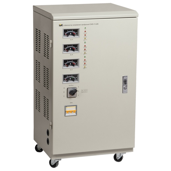 Стабилизатор напряжения ИЭК СНИ3-3 кВА трехфазный