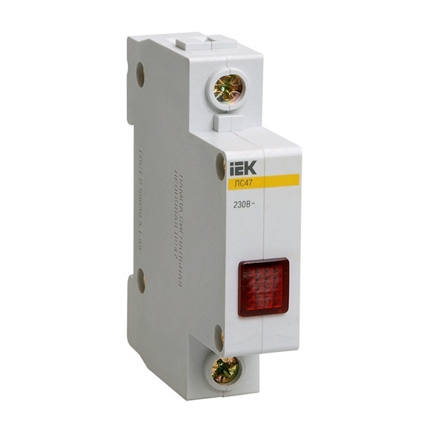 Сигнальная лампа ИЭК ЛС-47 220В красная (неон)