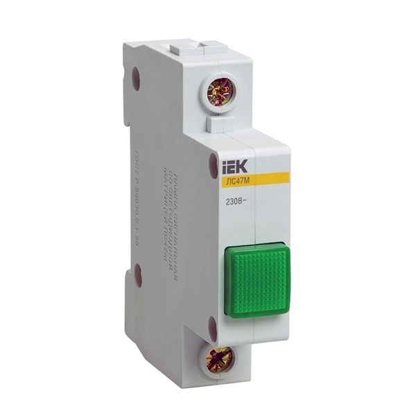 Сигнальная лампа ИЭК ЛС-47М 220В зеленая (LED-матрица)