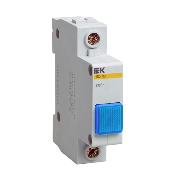 Сигнальная лампа ИЭК ЛС-47М 220В синяя (LED-матрица)