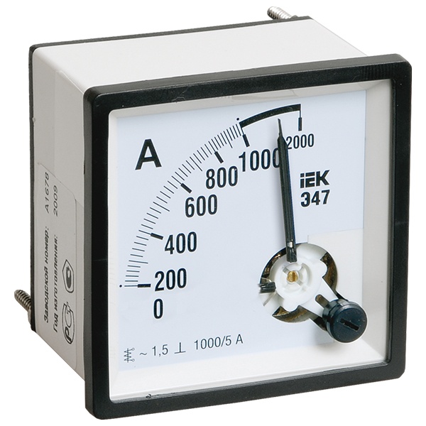 Амперметр аналоговый ИЭК Э47 150/5А класс точности 1,5 96х96мм