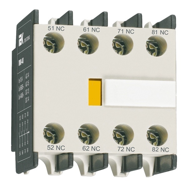 Приставка ИЭК ПКИ-04 дополнительные контакты 4Н.З