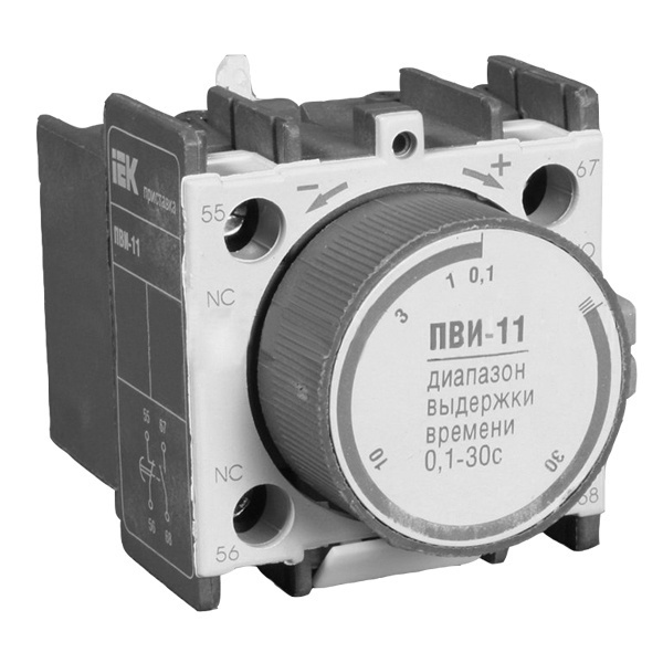 Приставка ИЭК ПВИ-11 задержка на включении 0,1-30сек. 1Н.З+1Н.О