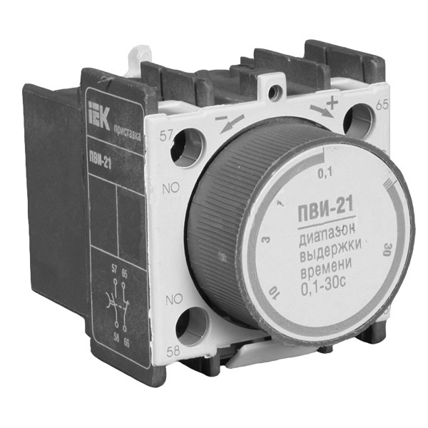 Приставка ИЭК ПВИ-21 задержка на выключении 0,1-30сек. 1Н.З+1Н.О