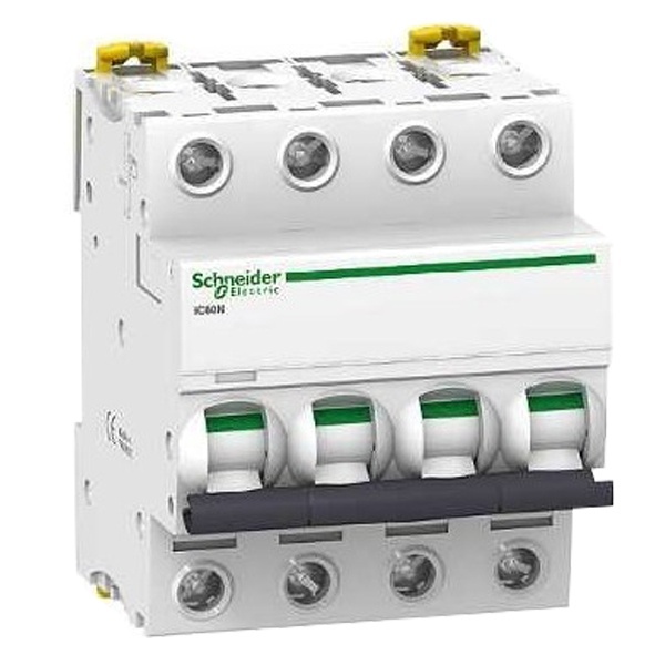 Автоматический выключатель Schneider Electric Acti 9 iC60N 4П 63A 6кА C (автомат электрический)