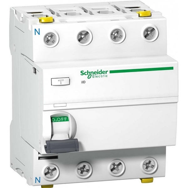 УЗО Acti 9 iID K 4П 63A 30mA AC Schneider Electric 4 модуля (ВДТ)