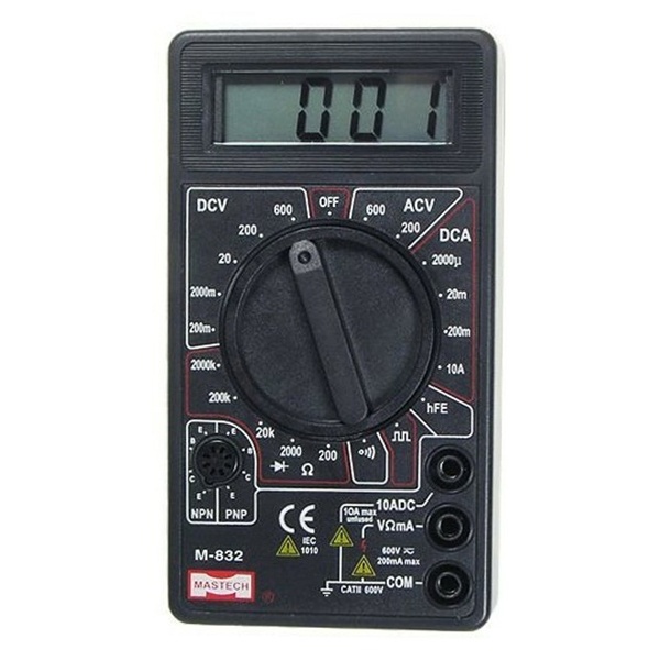 Портативный мультиметр цифровой Mastech М832