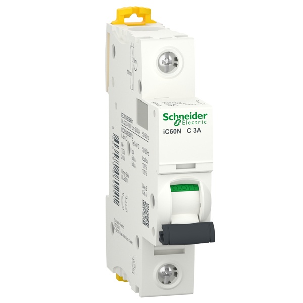 Автоматический выключатель Schneider Electric Acti 9 iC60N 1П 3A 6кА C (автомат электрический)