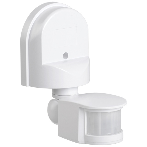 Датчик движения ИЭК ДД 008 белый макс нагрузка 1100Вт угол обзора 180град дальность 12м IP44