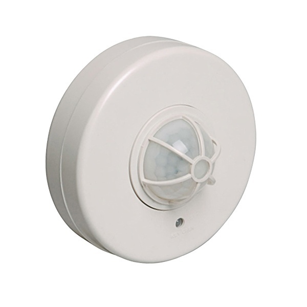 Датчик движения ИЭК потолочный ДД 024 белый 1100Вт 360° 7м