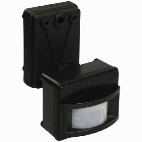 Датчик движения ИЭК ДД 017 черный макс нагрузка 1100Вт угол обзора 120град дальность 12м IP44