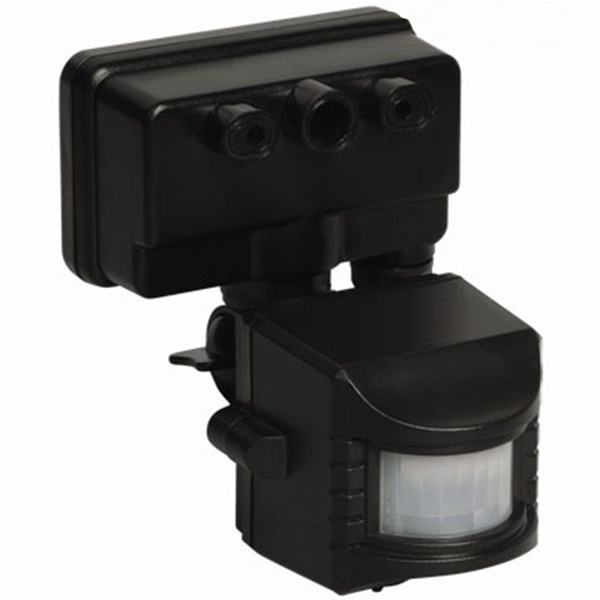 Датчик движения ИЭК ДД 019 черный макс нагрузка 1100Вт угол обзора 120град дальность 12м IP44