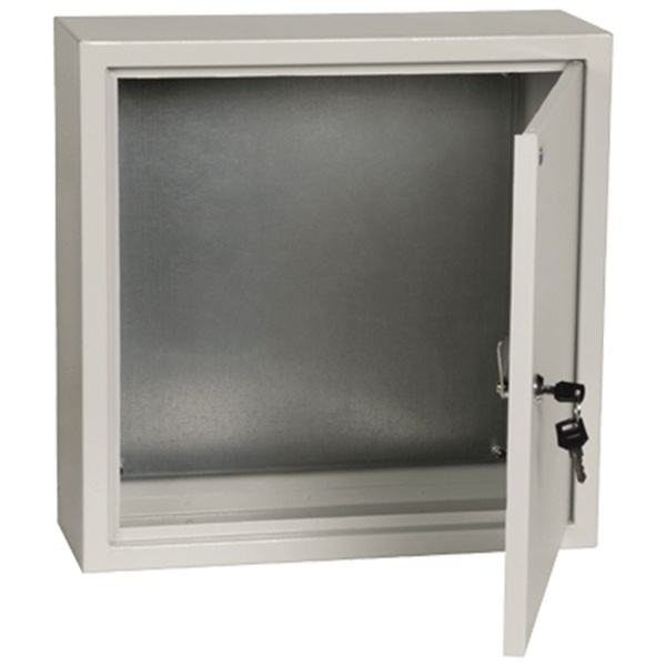 Щит металлический ИЭК ЩМП-4.4.1-0 36 УХЛ3 IP31, с монтажной платой 400х400х150