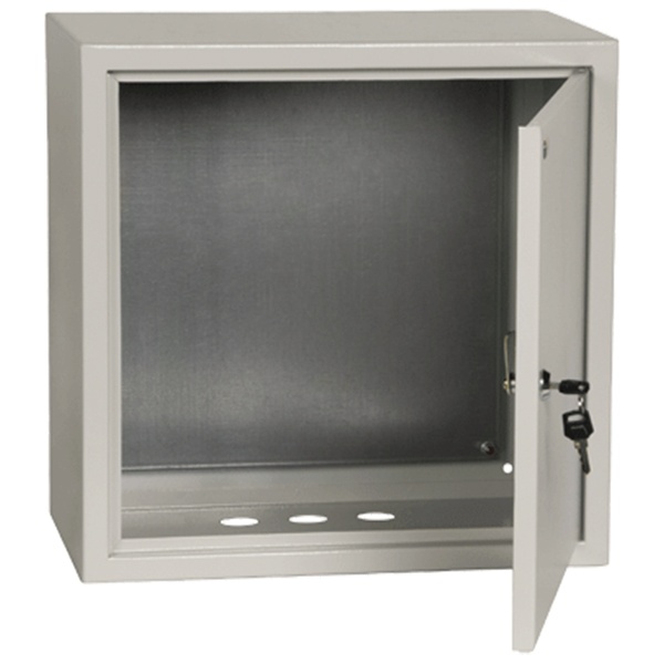 Щит металлический ИЭК ЩМП-4.4.2-0 36 УХЛ3 IP31, с монтажной платой 400х400х250