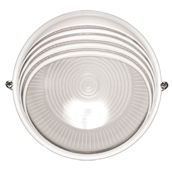 Светильник ИЭК НПП1307 белый/круг ресничка 60Вт IP54