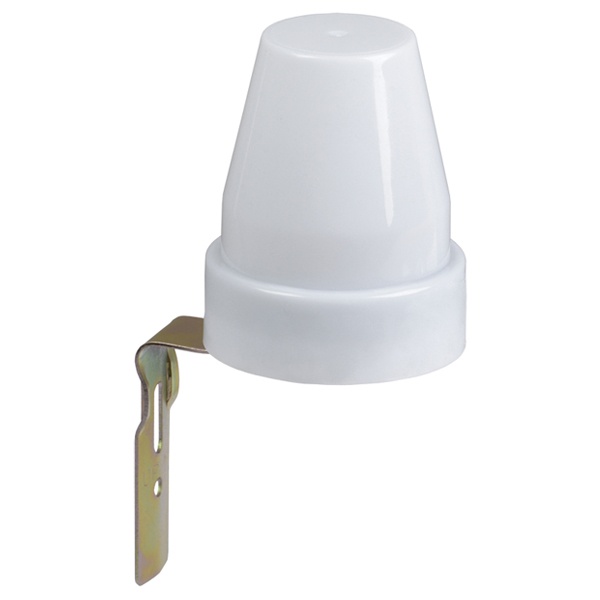 Фотореле ИЭК ФР 601 максимальная нагрузка 2200 ВА IP44 серый