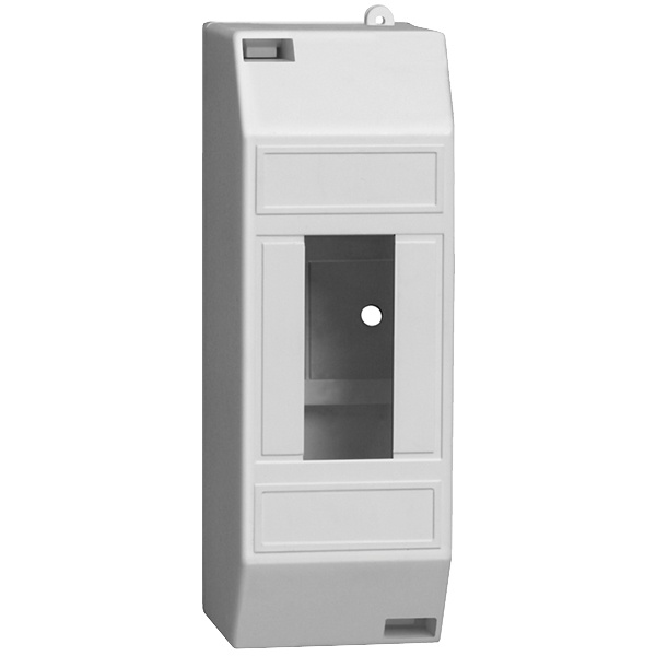 Бокс ИЭК КМПн 1/2 на 1-2 модуля накладной пластиковый без дверки