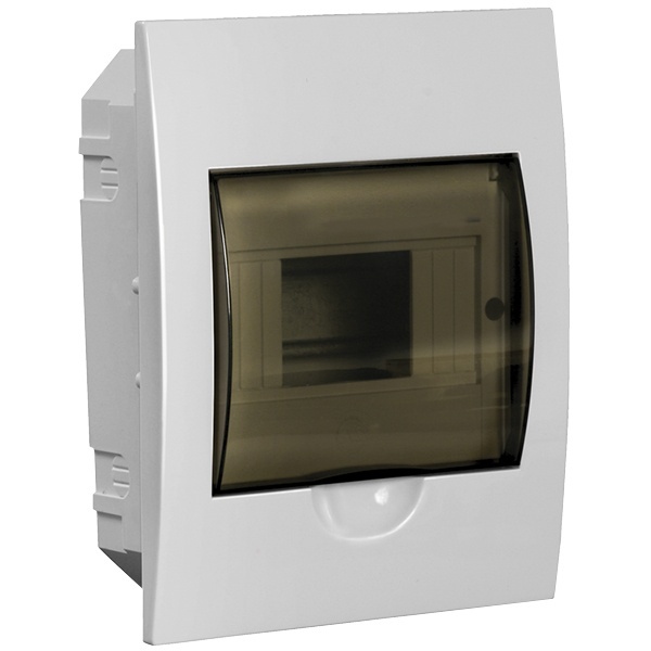 Щит встраиваемый пластиковый ИЭК ЩРВ-П-6 6 модулей с прозрачной дверкой IP41