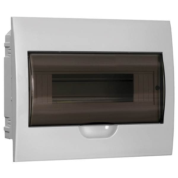 Щит встраиваемый пластиковый ИЭК ЩРВ-П-12 12 модулей с прозрачной дверкой IP41