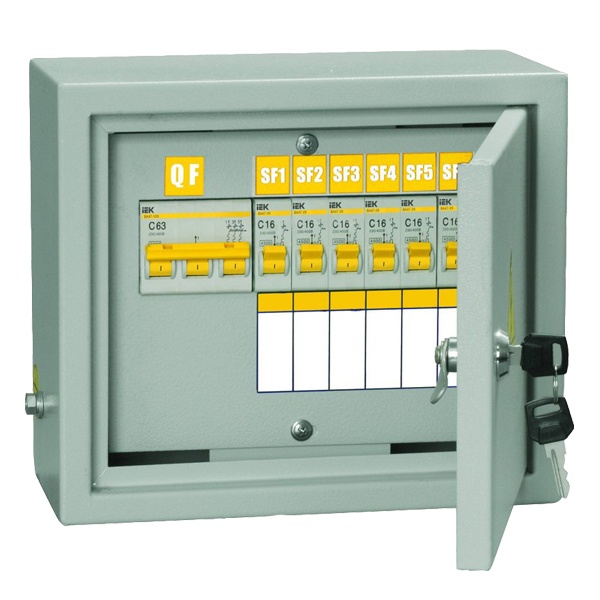 Щиток распределительный ИЭК ОЩВ-3-63-6-0 36 УХЛ4 IP31