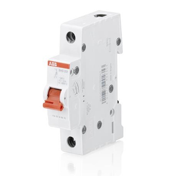 Рубильник модульный ABB 1П 63А рычаг красный однофазный SHD201/63 (выключатель нагрузки)