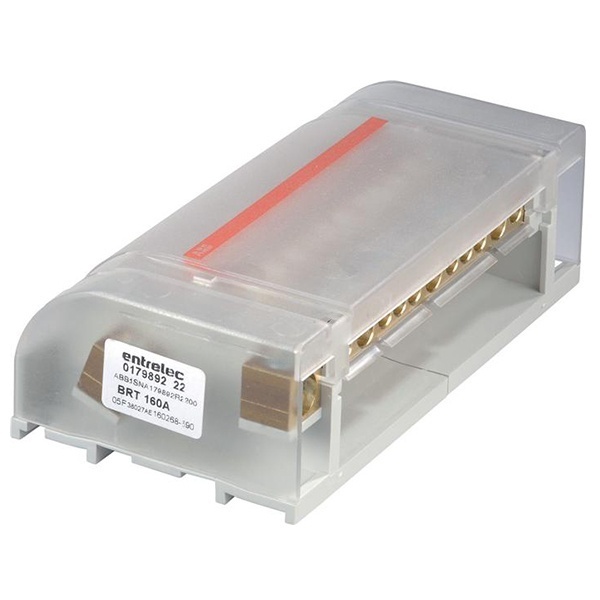 Распределительный блок TE-Entrelec BRT160A 4-полюсный