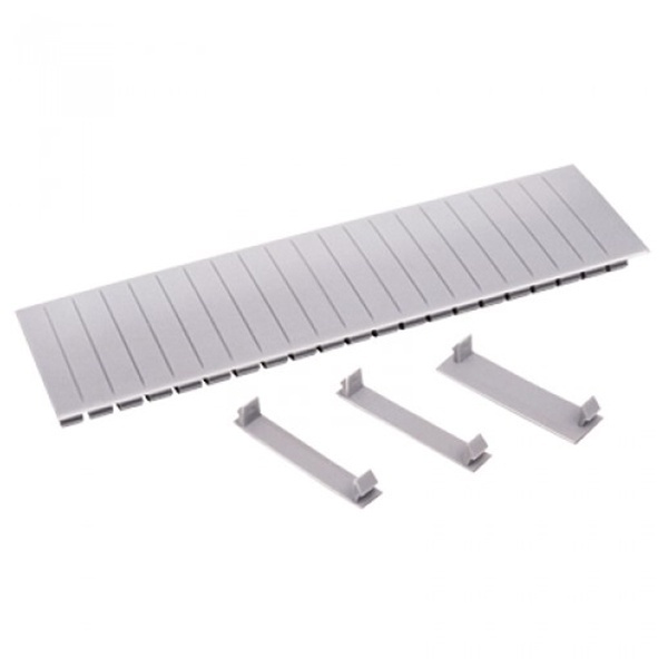 Заглушка ИЭК для автоматов 12 модулей серая