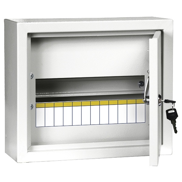 Щит металлический ИЭК TITAN 3 ЩРн-12з-1 12 модулей навесной 265х310х120 УХЛ3 IP31 белый