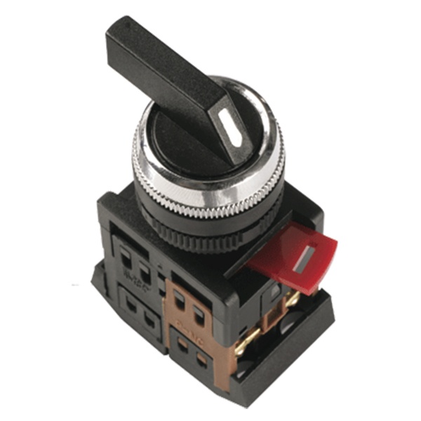 Переключатель Generica ALC-22 черн.длин.рукоят.2 фикс.полож. I-O 1з+1р