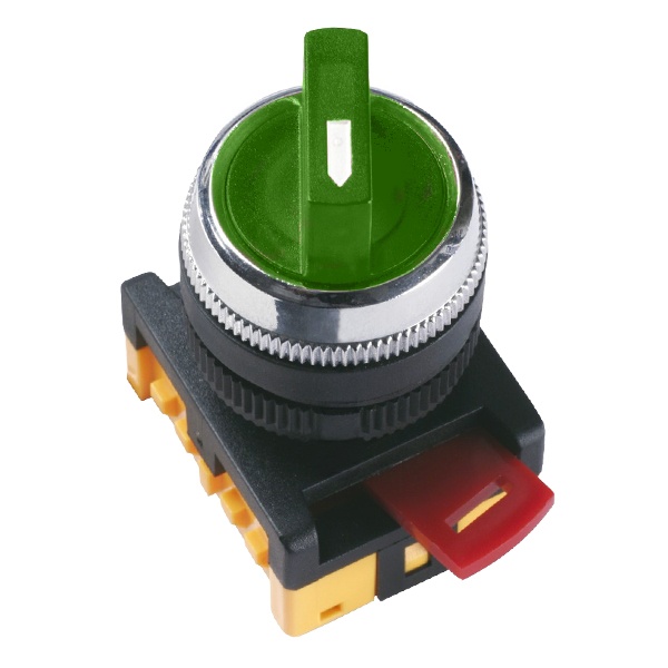 Переключатель Generica ANC-22-2 2 полож.зел.неон/240В I-O 1з+1р