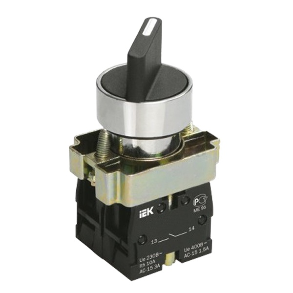 Переключатель ИЭК LAY5-BD25 2 положения I-0 стандарт ручка