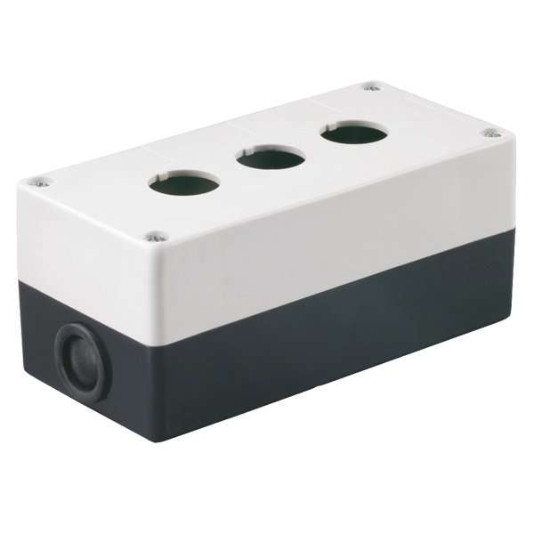 Корпус ИЭК КП103 для кнопок 3 места белый