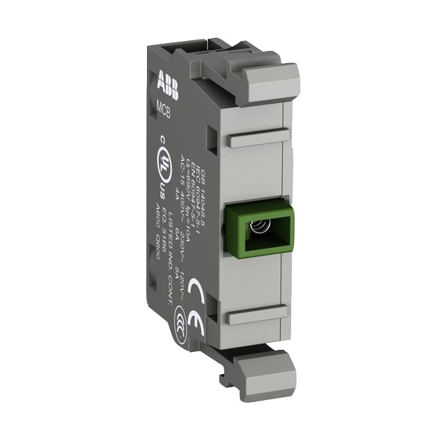 Контактный блок ABB MCB-10 фронтального монтажа 1НО