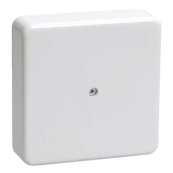 Коробка распаячная ИЭК КМ41212-01 75х75х20 мм для о/п белая (с контактной группой) [уп. 100шт]