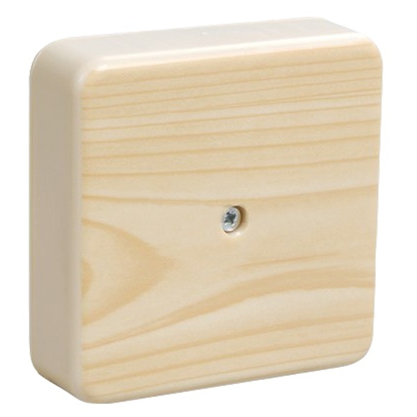 Коробка распаячная ИЭК КМ41212-04 75х75х20 мм для о/п сосна (с контактной группой) [уп. 100шт]