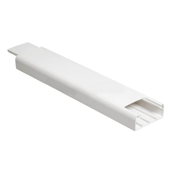 Кабель-канал ПВХ ИЭК Праймер 100х40 парапетный с крышкой 75 мм (кабельный короб)