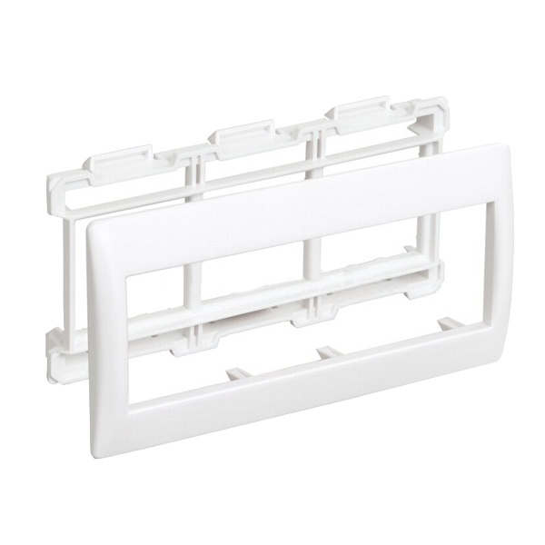 Рамка и суппорт на 6 модулей ИЭК Праймер для кабель-канала с крышкой 75 мм