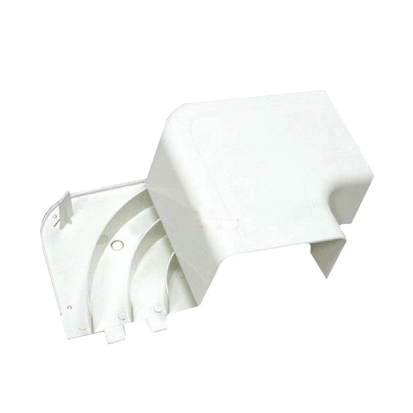 Угол плоский Экопласт ARC-LAN RLA для кабель-канала 100х40 с задней стенкой и разделителем