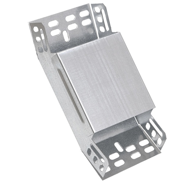 Поворот 45° ИЭК вертикальный внутренний с крышкой для кабельных лотков 100х150 мм