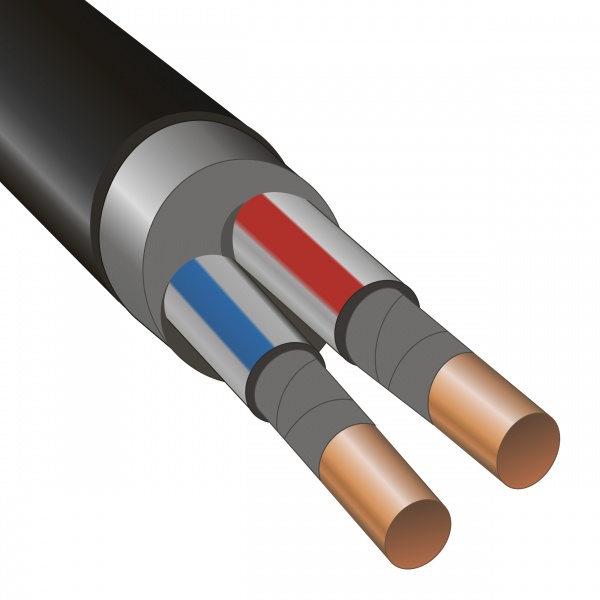 Кабель силовой Конкорд ВВГнг(А)-FRLSLTX (180) 2х1,5 медный огнестойкий ГОСТ 31996