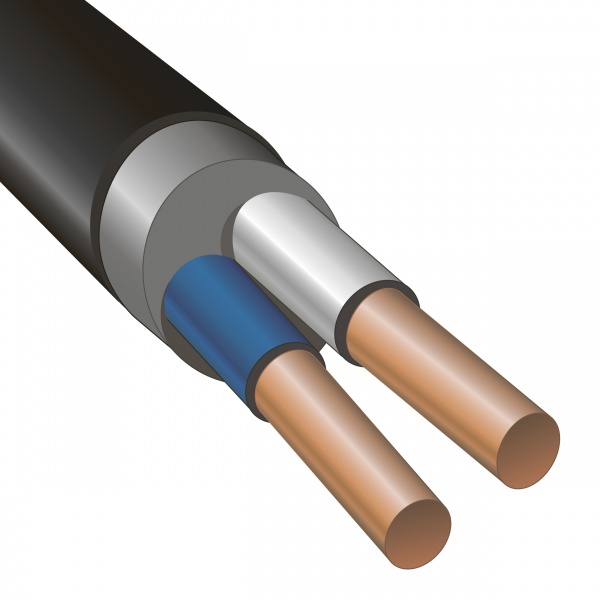 Кабель силовой Конкорд ППГнг(А)-HF 2х1,5 безгалогенный ГОСТ 31996