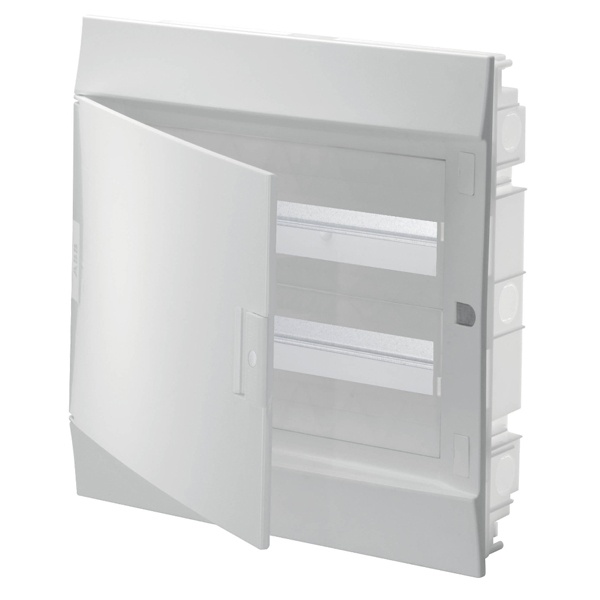 Шкаф в нишу ABB Mistral41 36М (2x18) непрозрачная дверь, клеммы (1SLM004102A1106)
